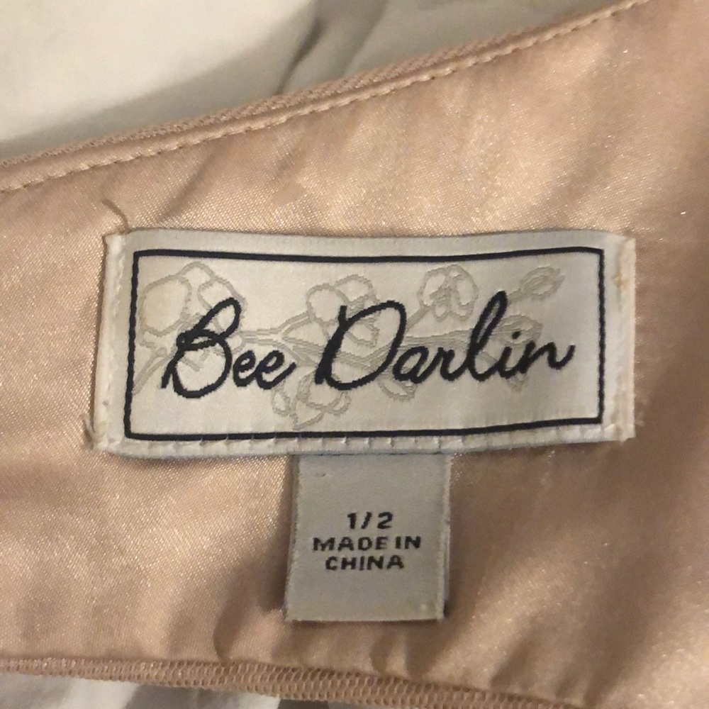 Bee Darlin Prom Dress size 1/2 - Picture 3 of 4